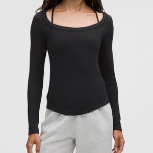 NWT lululemon hold tight scoop neck long sleeve